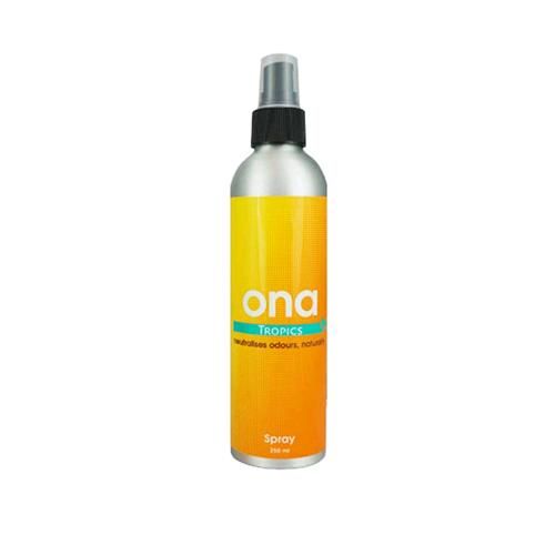 ONA Spray Tropics 250ml Neutralizzatore Odori Indoor Grow ONA Spray Tropics 250ml neutralizzatore odori indoor per grow box fragranza tropicale