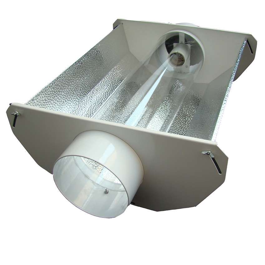Riflettore aircooled BLT Flexwing 150mm con ali riflettenti ad apertura regolabile per grow room