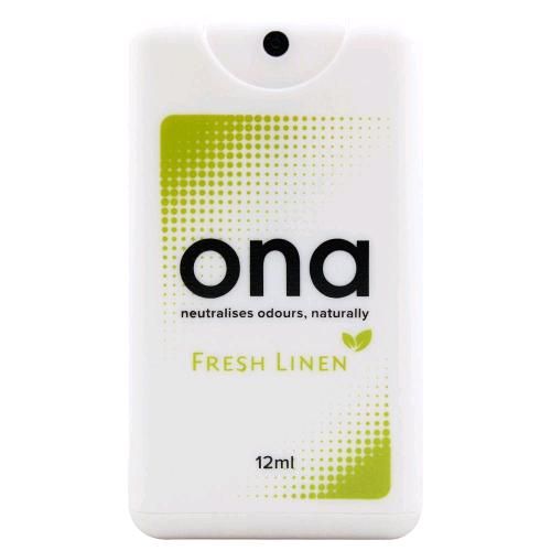 ONA Spray Card Fresh Linen 12ml Neutralizzatore Odori Tascabile ONA Spray Card Fresh Linen 12ml neutralizzatore odori tascabile per casa auto e coltivazione indoor