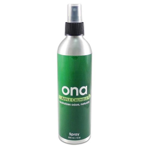 ONA Spray Neutralizzatore Odori Apple Crumble 250ml ONA Spray neutralizzatore odori Apple Crumble 250ml per grow room e ambienti indoor