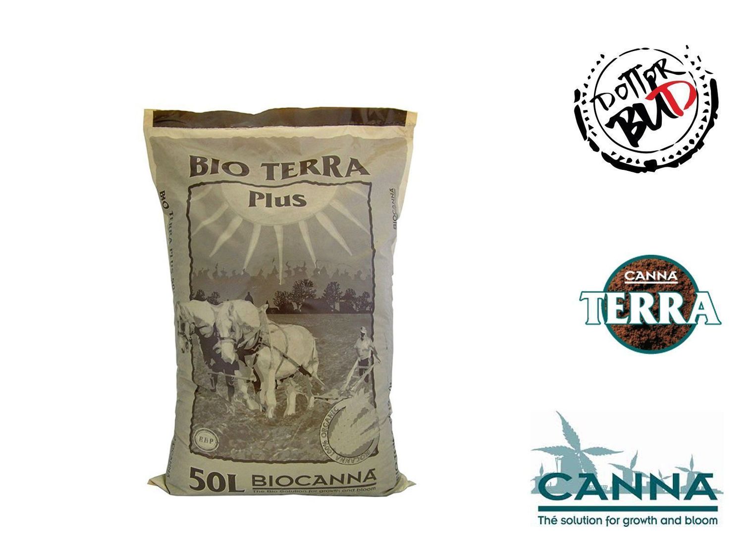 BioCanna Bio Terra Plus Terriccio Biologico Certificato 50L BioCanna Bio Terra Plus substrato biologico certificato 50 litri per coltivazione naturale