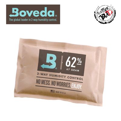 Boveda 62% Umidità Costante 67g Conservazione Erbe Boveda 62% bustina umidità costante 67g per conservazione erbe e trimming