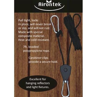 Airontek Rope Ratchet carrucole regolabili per appendere riflettori e lampade da coltivazione