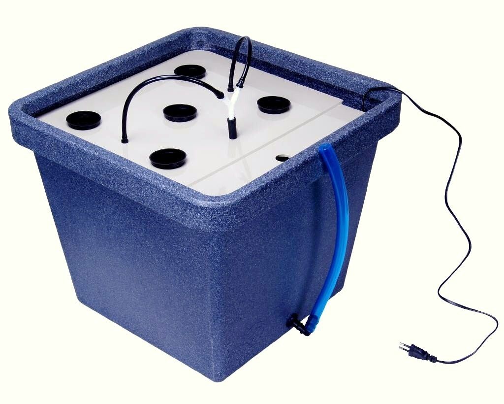 Kit Conversione Aerofarm GHE 2 Kit conversione General Hydroponics Europe per trasformare Aquafarm in Aerofarm, vassoio con 5 fori…