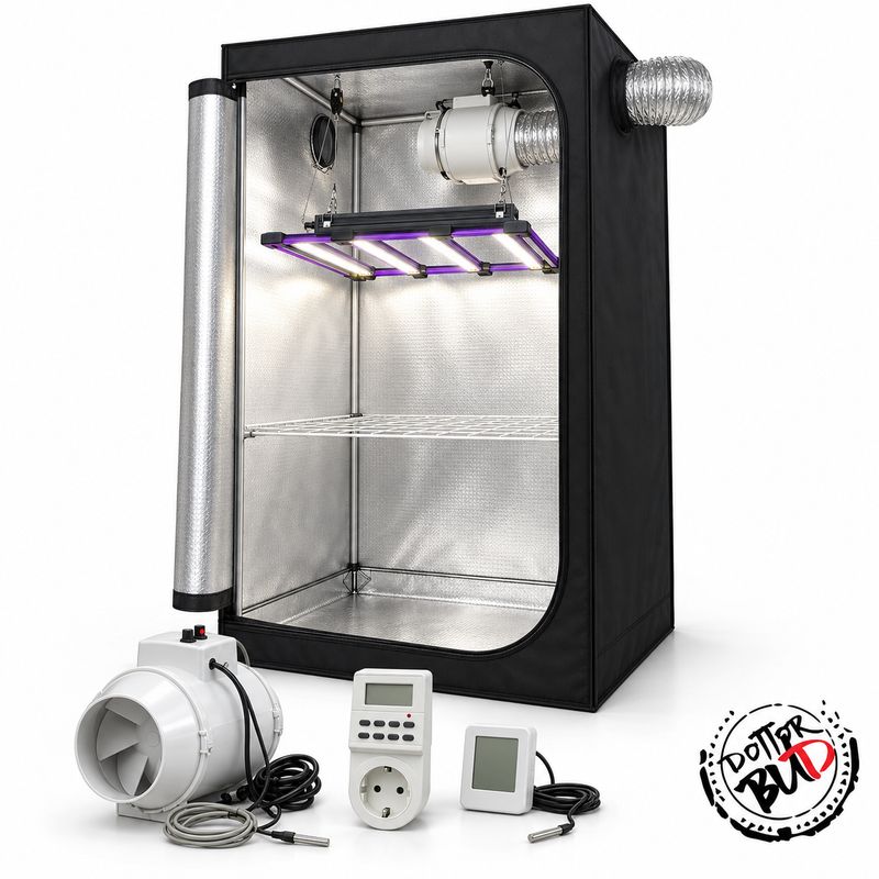 Kit Grow Box Completo 90x90x178 cm LED Lumatek ATS 300W Pro Kit Grow Box Completo 90x90x178 cm LED Lumatek ATS 300W Pro