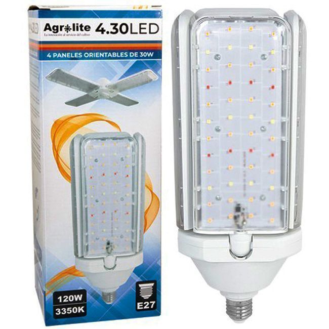 Lampada LED Agrolite 430 120W 3500K per coltivazione indoor grow light ad alta efficienza
