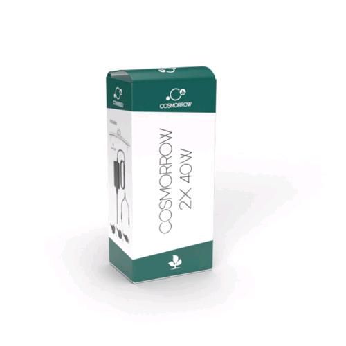 Lampada LED Secret Jardin Cosmorrow Power 80W 2x40W IP65 870mm Lampada LED Secret Jardin Cosmorrow Power 80W IP65 per coltivazione indoor 870x120x40mm