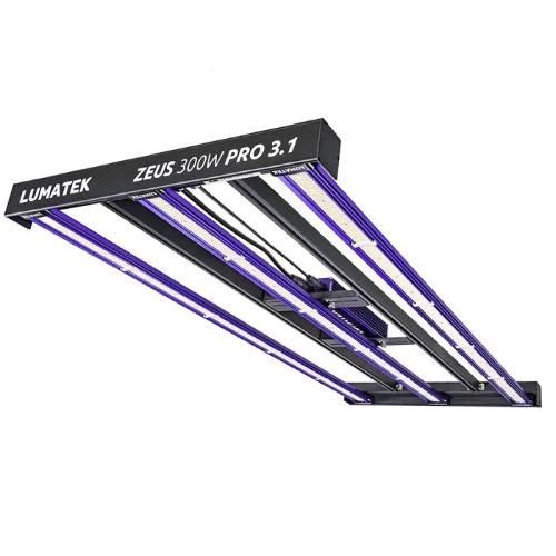 Lumatek Zeus 300W 3.1 µmol/J pannello LED full spectrum per coltivazione indoor 100x100 cm