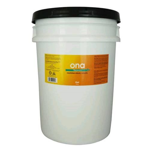 ONA Gel Neutralizzatore Odori Tropics 20 Litri 20 kg ONA Gel neutralizzatore odori fragranza Tropics secchio 20 litri 20 kg per grow room