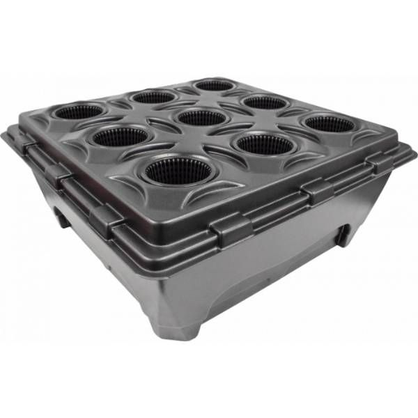 NutSystems Oxypot V9 sistema idroponico DWC per 9 piante con ossigenazione continua delle radici