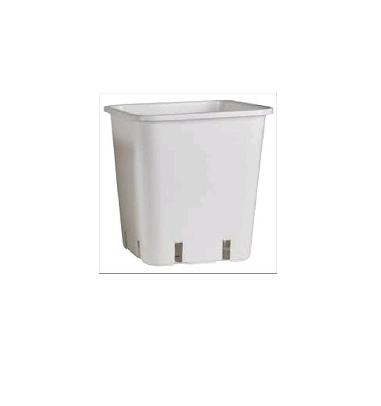 Vaso Quadrato Bianco