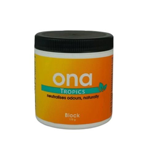 ONA Block Tropics neutralizzatore odori 170g fragranza tropicale per armadi e piccoli ambienti