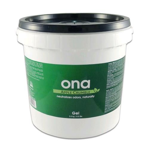 ONA Gel neutralizzatore odori Apple Crumble secchio 4 litri 3.8kg per coltivazione indoor