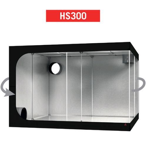 Hydro Shoot HS300 Growbox 300x300x200 cm Tenda Coltivazione Rev 2.0 Hydro Shoot HS300 growbox 300x300x200 cm tenda coltivazione indoor struttura acciaio porte apribili