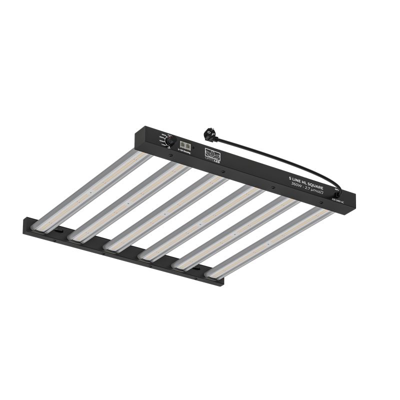 Ortoled S-Line HL 360W lampada LED grow light full spectrum per coltivazione indoor 60x60 cm
