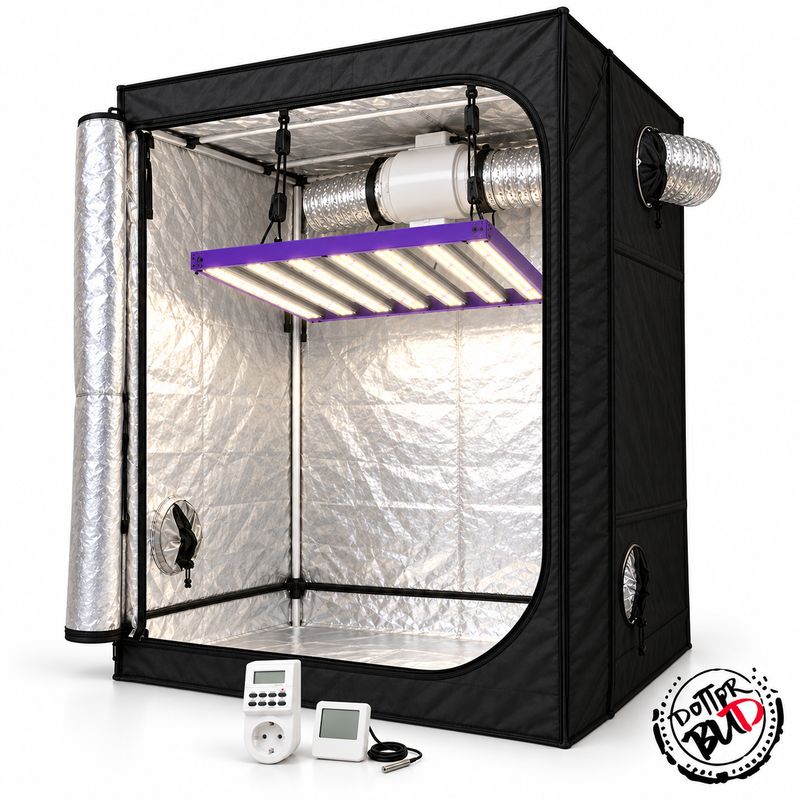 Kit Grow Box Completo 120x120x200 cm LED Cultilite Phoenix 720W Kit Grow Box Completo 120x120x200 cm LED Cultilite Phoenix 720W