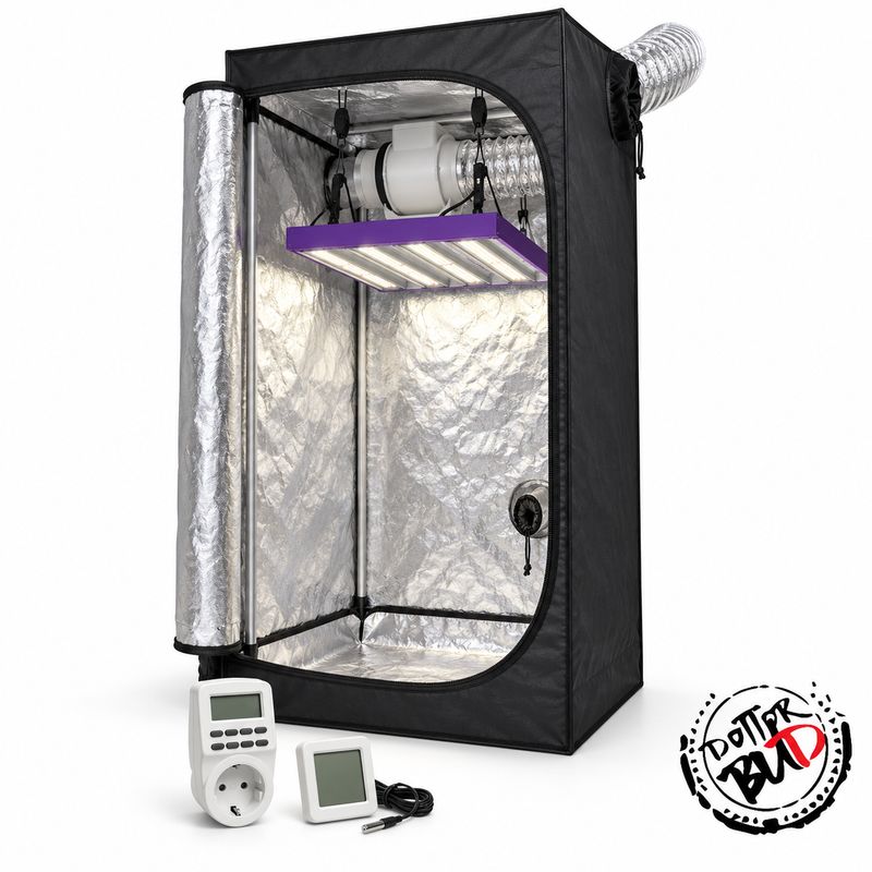 Kit Grow Box Completo 60x60x160 cm LED Cultilite Quasar 200W Kit Grow Box Completo 60x60x160 cm LED Cultilite Quasar 200W