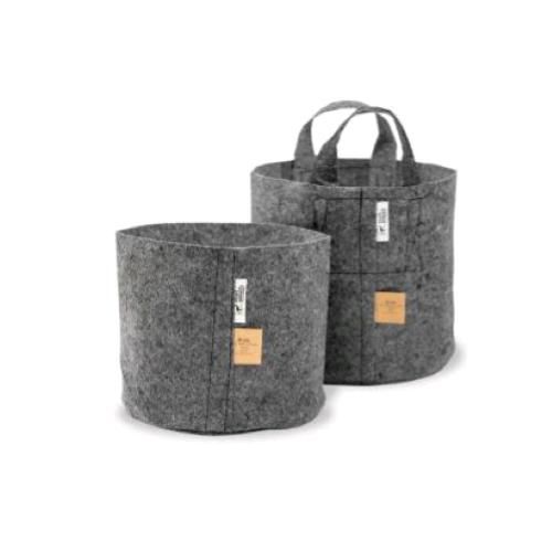 Root Pouch Vaso In Tessuto Grey Root Pouch Vaso In Tessuto Grey