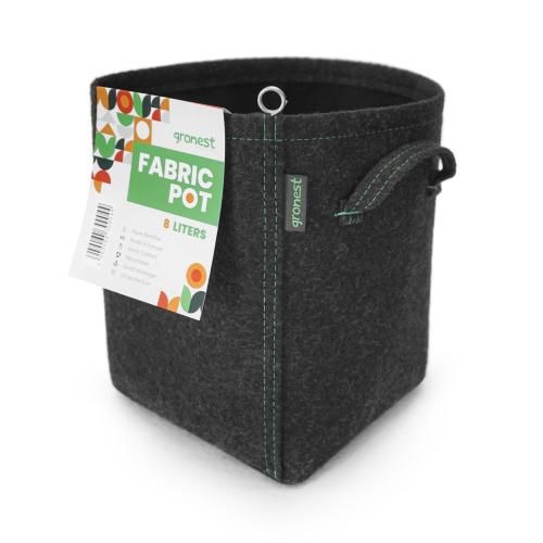 Gronest Vaso in Tessuto Classic 350g/m² con Manici Vaso in tessuto Gronest Classic 350g/m² 39 litri con manici e strato interno Aqua Breathe