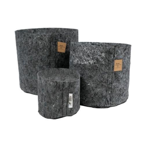 Root Pouch Vaso In Tessuto Charcoal Root Pouch Vaso In Tessuto Charcoal
