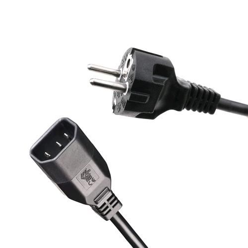 Cavo di Alimentazione IEC con Spina Schuko 3x1 mm 140 cm per Ballast Cavo di Alimentazione IEC con Spina Schuko 3x1 mm 140 cm per Ballast