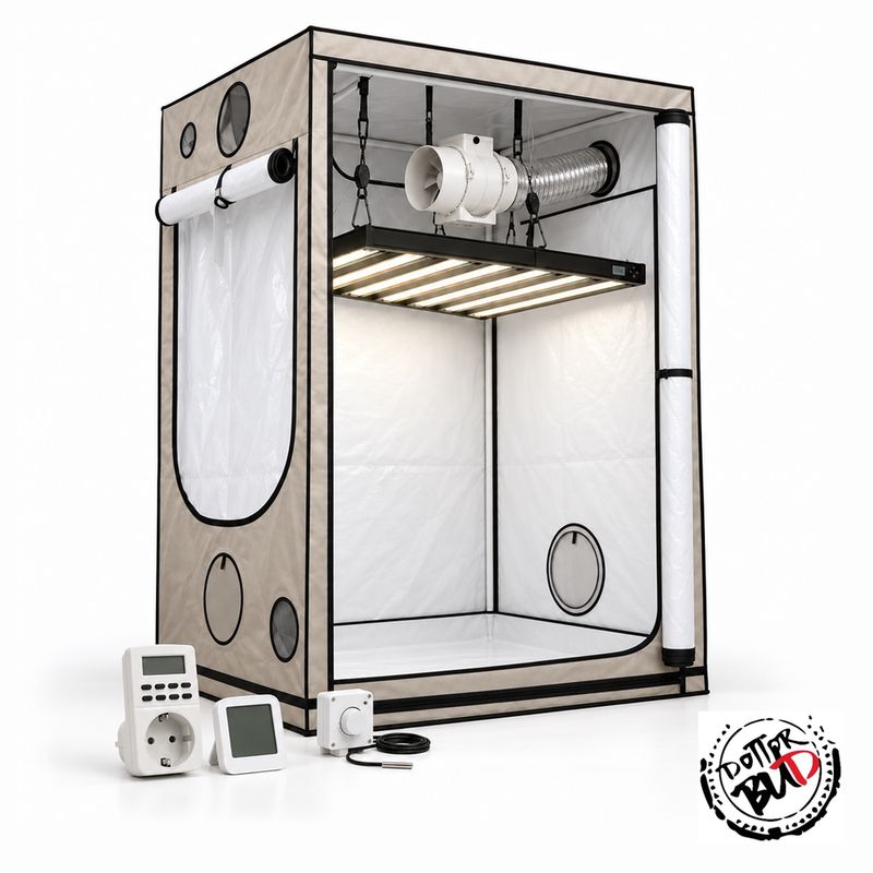 Kit Grow Box Completo 100x100x200 cm LED Dimlux Xtreme 550W MKII ION Kit Grow Box Completo 100x100x200 cm LED Dimlux Xtreme 550W MKII ION