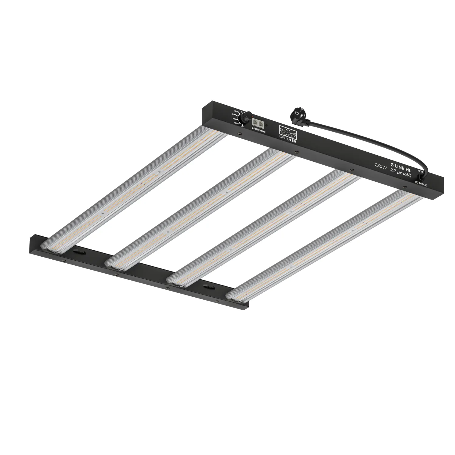 Ortoled S-Line HL 250W Lampada LED Full Spectrum 2,7 µmol/J