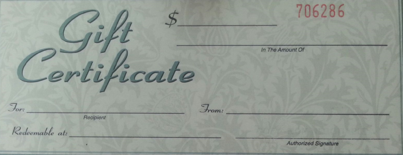 Gift Certificate - 50