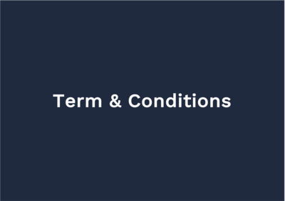 Terms &amp; Conditions