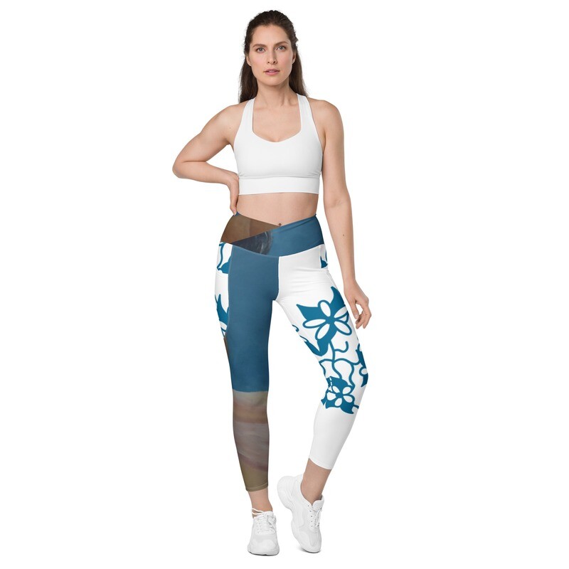 Crossover leggings with pockets | YvroseAdams