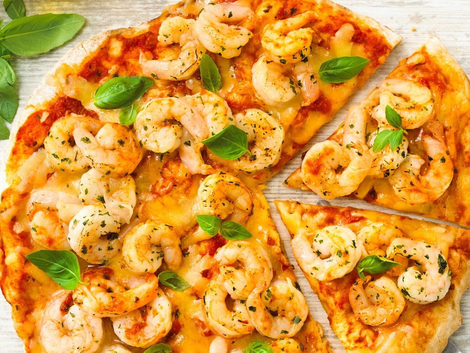 KUCHELE PRAWNS PIZZA
