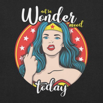 Not In Wonder Mood Today Unisex t-shirt