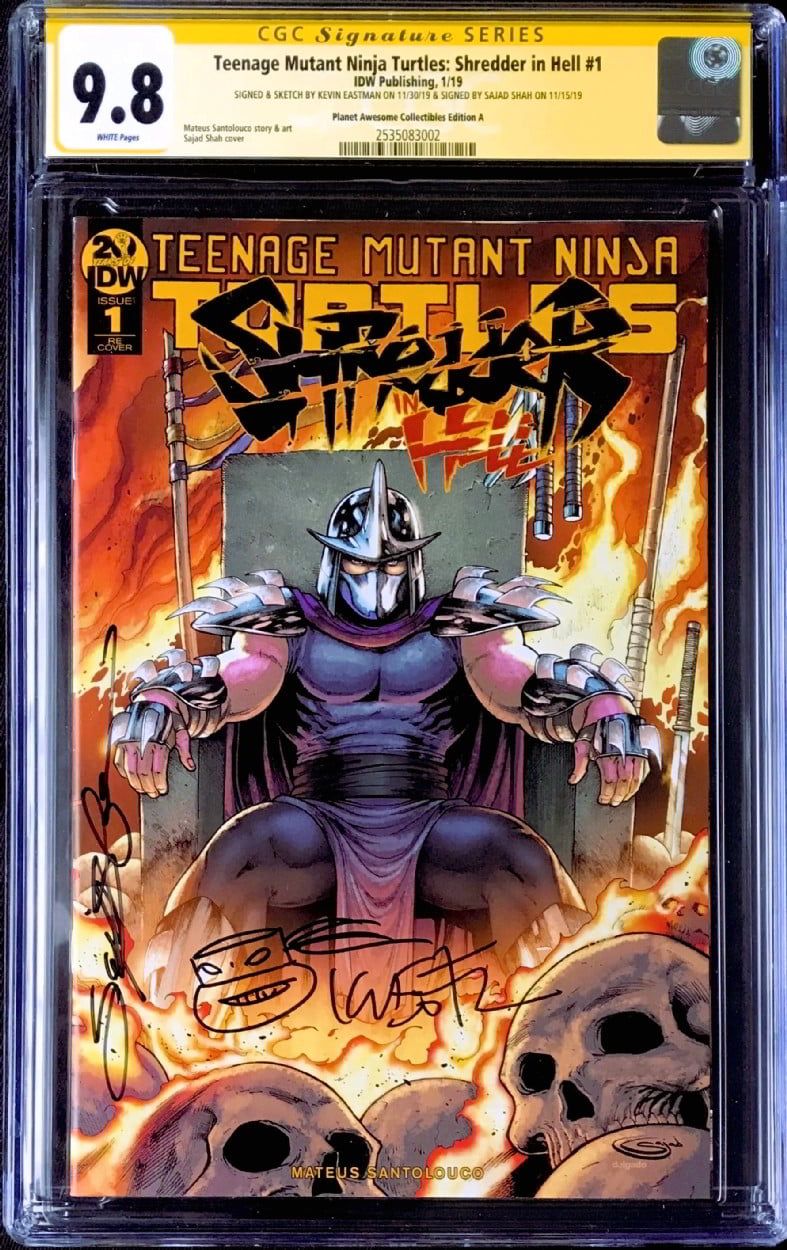 Ninja Turtles 9.8 Signature Series Graded Comic Mystery Box