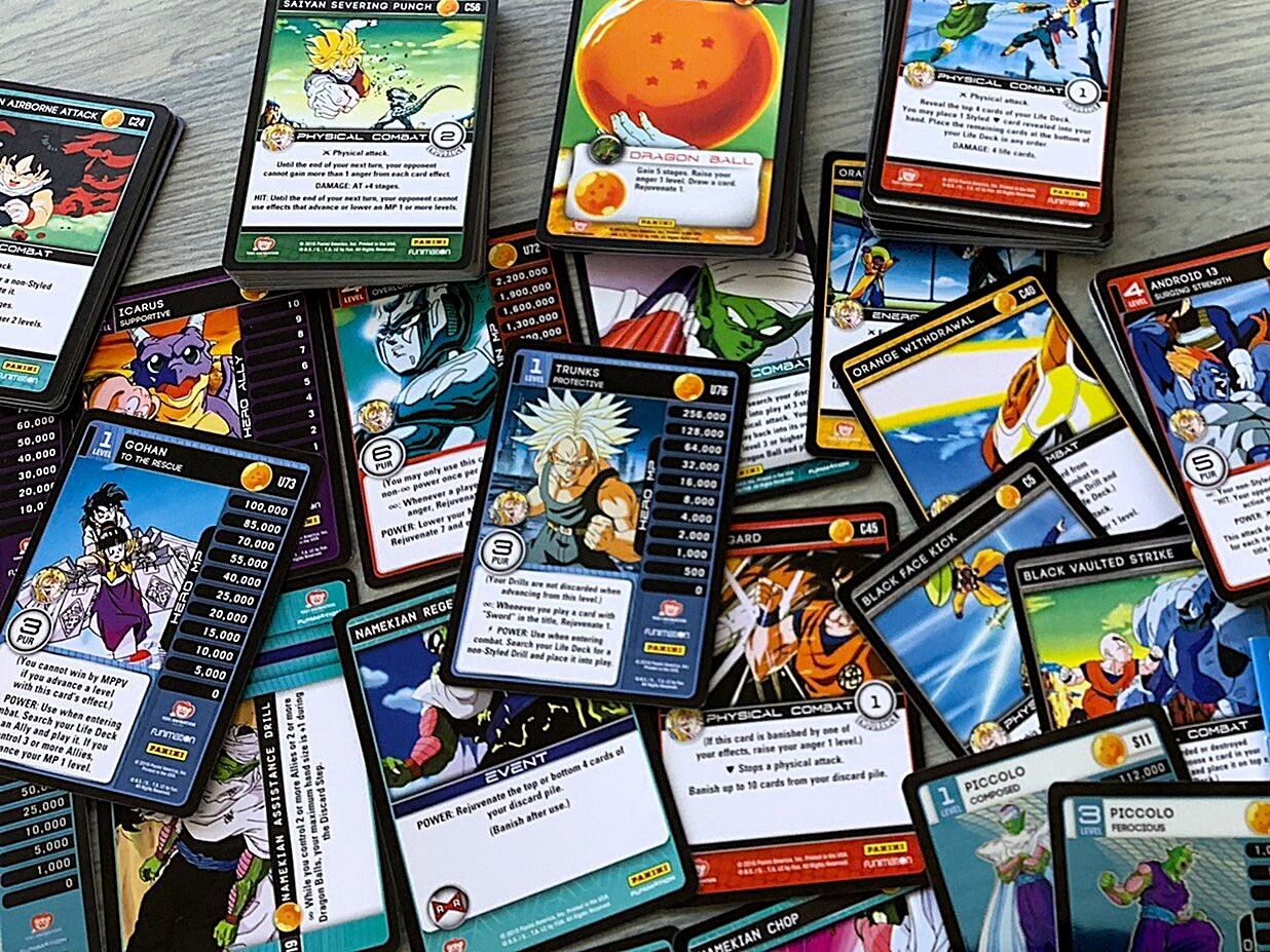 100 Dragon Ball Z Trading Cards - DBZ Mystery Blind Bag 100 Dragon Ball Z Trading Cards - DBZ Mystery Blind Bag