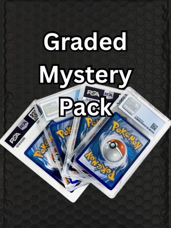 Pokemon Mystery Graded Card - Mystery Blind Bag Pokemon Mystery Graded Card - Mystery Blind Bag