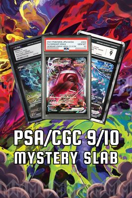 Pokemon Mystery Slab – Graded 9 to 10 (English or Japanese)