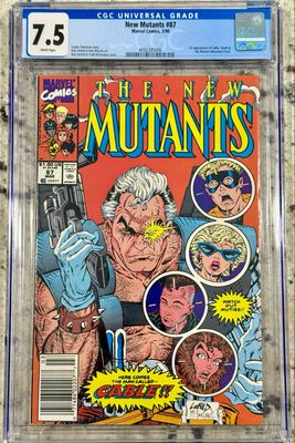 New Mutants 87 CGC 7.5