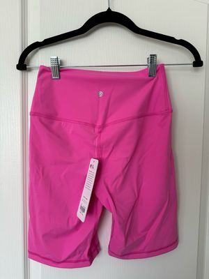 CRZ Yoga Biker Shorts Hot Pink NWT — Small