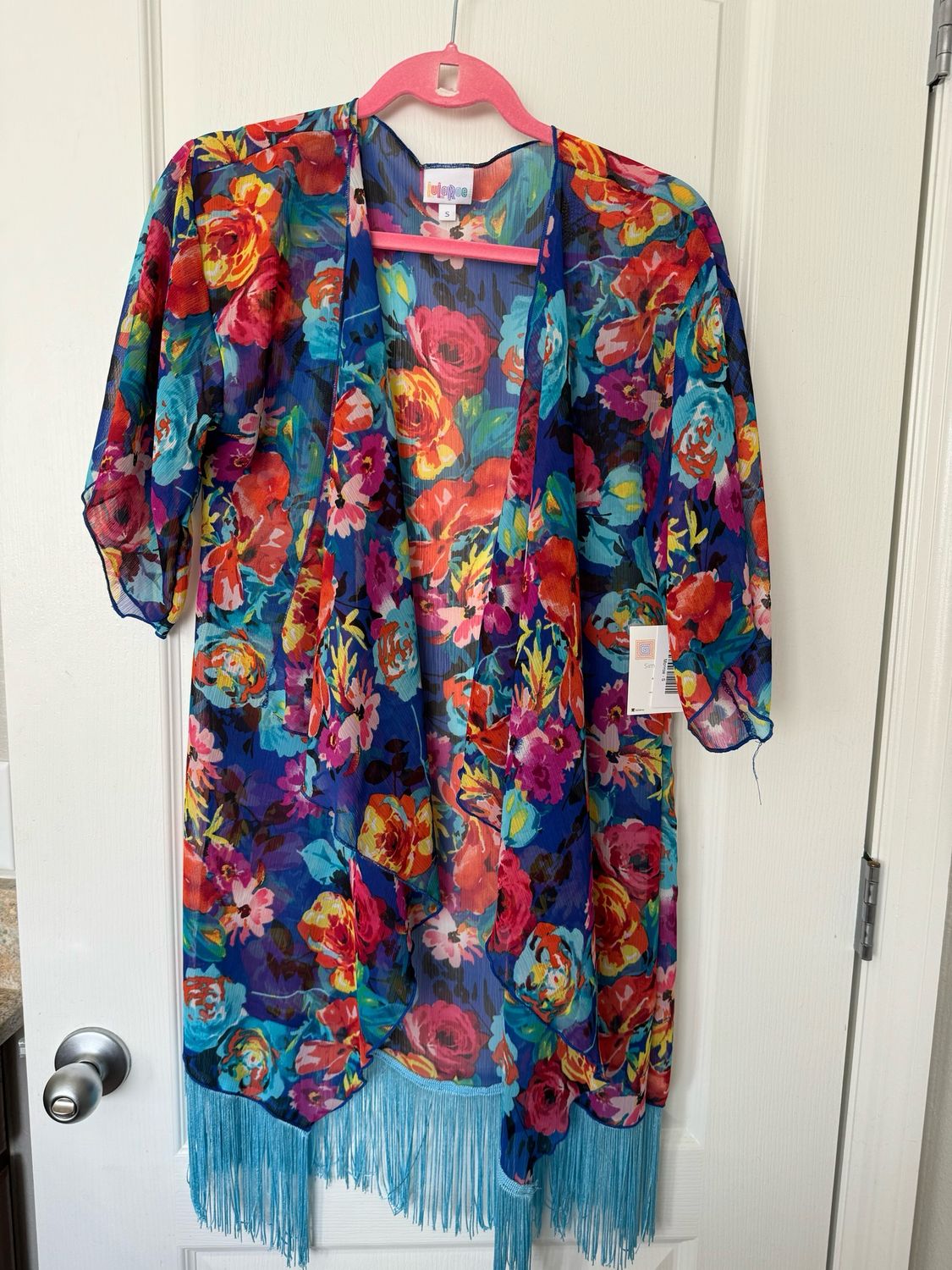 Lularoe Kimono Floral NWT — Small