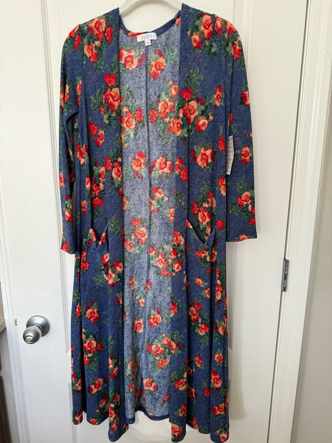 Lularoe Floral Sarah Duster NWT — Small