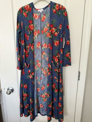 Lularoe Floral Sarah Duster NWT — Small