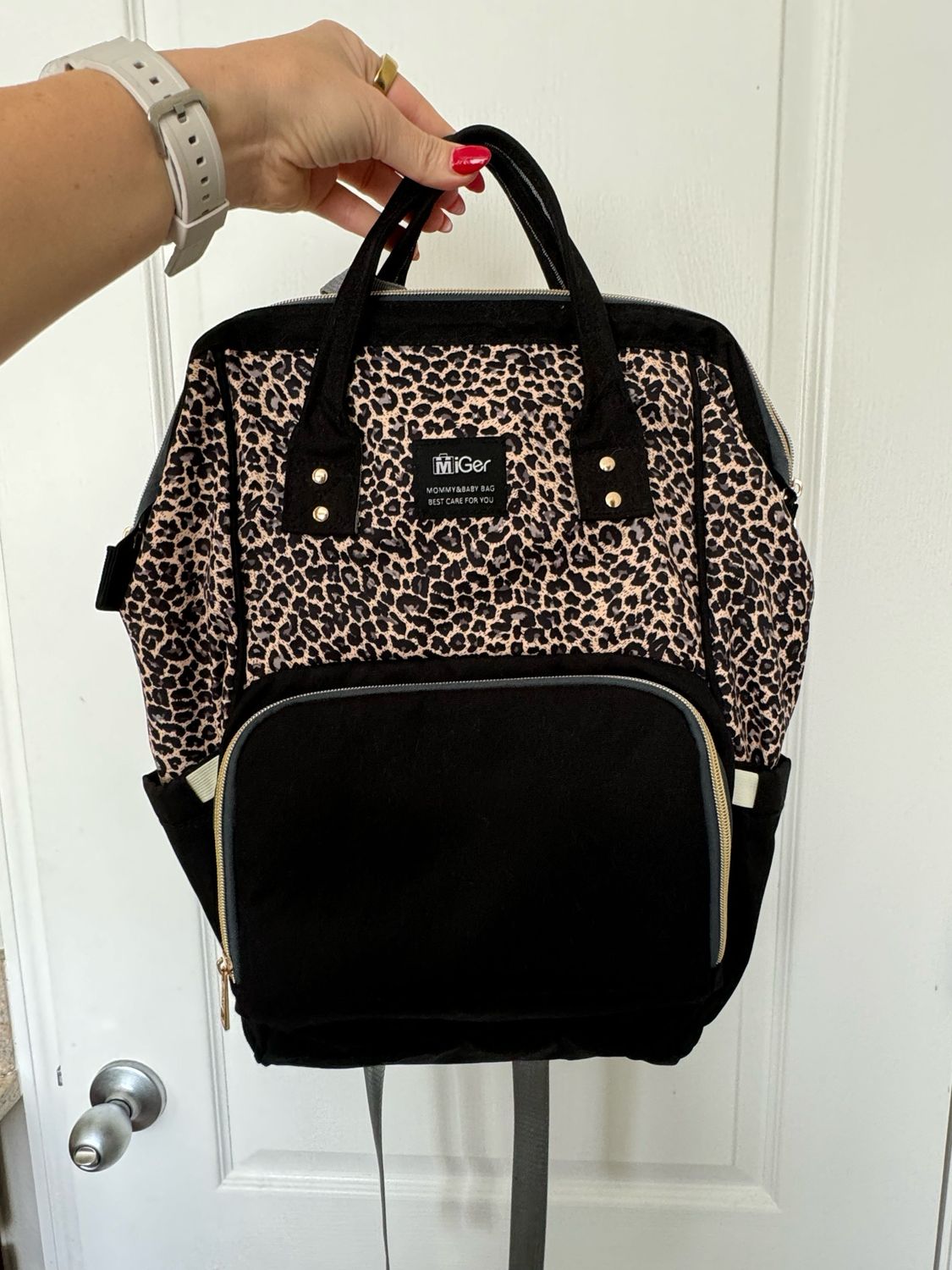 Backpack Diaper Bag Leopard NWT