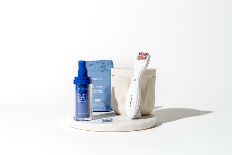 Glow Up Bundle — Microneedling Device + Retinol + TFEU Pearls