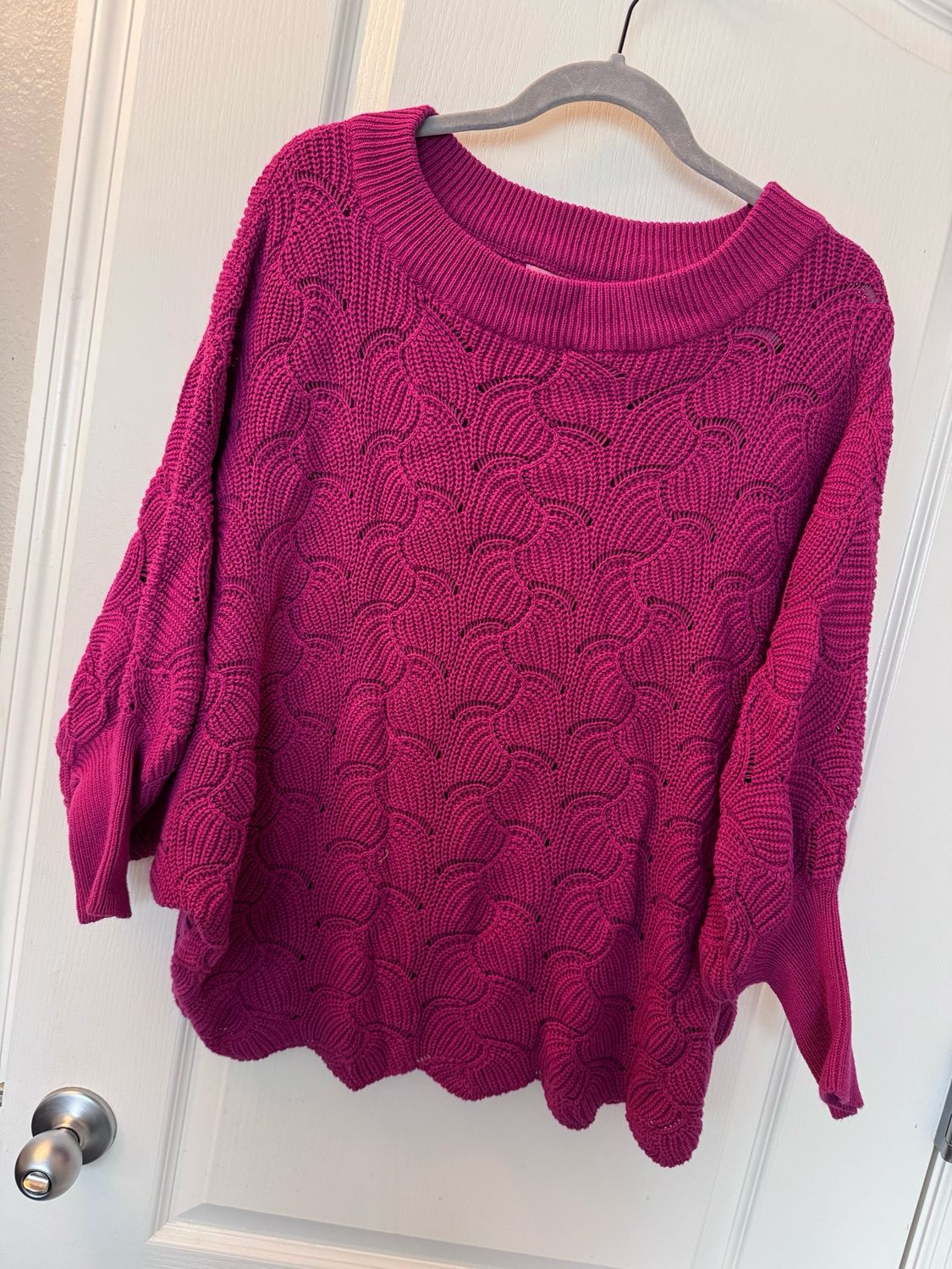 Size small cable knit boutique sweater