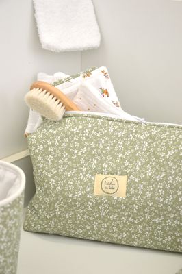 Trousse de toilette fleuri TILLEUL