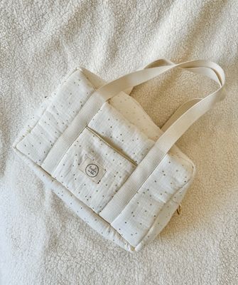 Sac a langer mini Écru Or