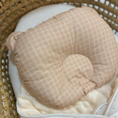 Coussin ourson sucre blush