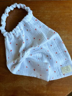 Serviette de cantine a élastique « PETIT COEUR ❤️ »