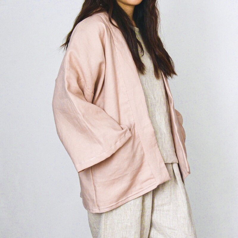Kimono Cardigan, Lounge Essentials, 100% Linen