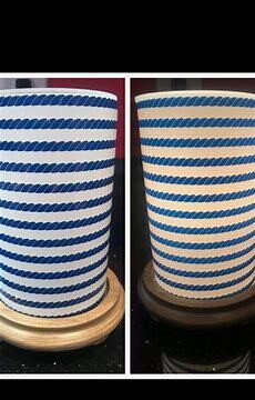 Pz Glass Shade- Nautical Rope